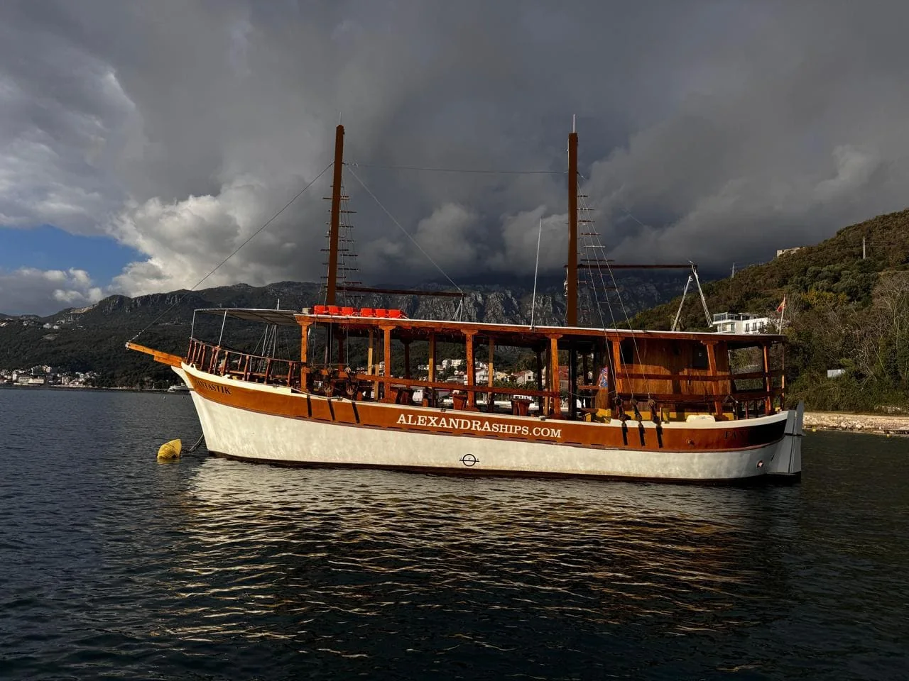 Alexandra Ships boat in Boka Bay